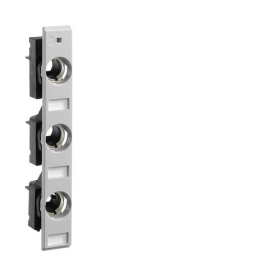 Hager L063L Reitersicherungsunterteil D02 E18 63A 3polig 60mm Sammelschiene Anschlussklemme