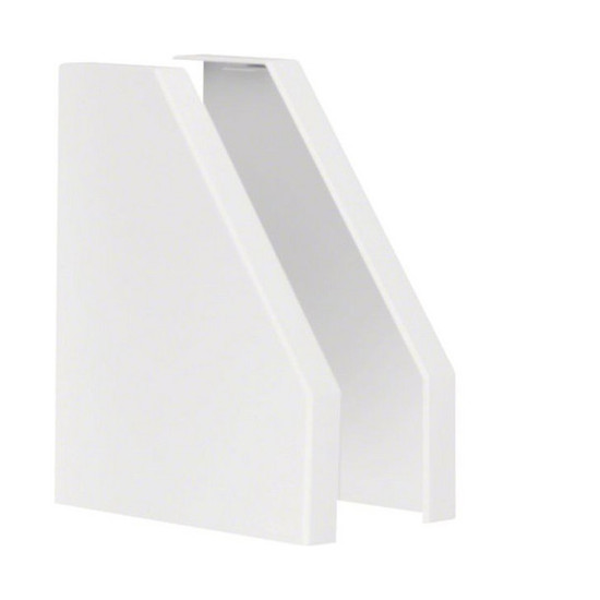 Hager L23209010 Endstück Paar schnittkaschierend zu Rangierkanal RK 230x190 reinweiß