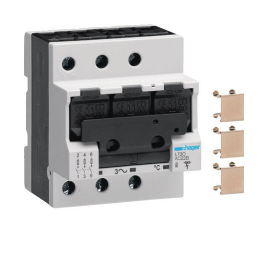 Hager L73O Lasttrennschalter für Sicherungen D02 63A 3polig