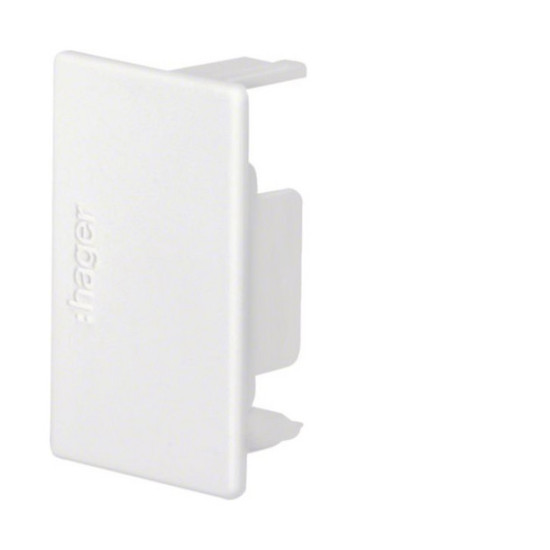 Hager LF3004569016 Endstück halogenfrei zu Leitungsführungskanal LF/LFH 30x45mm verkehrsweiß