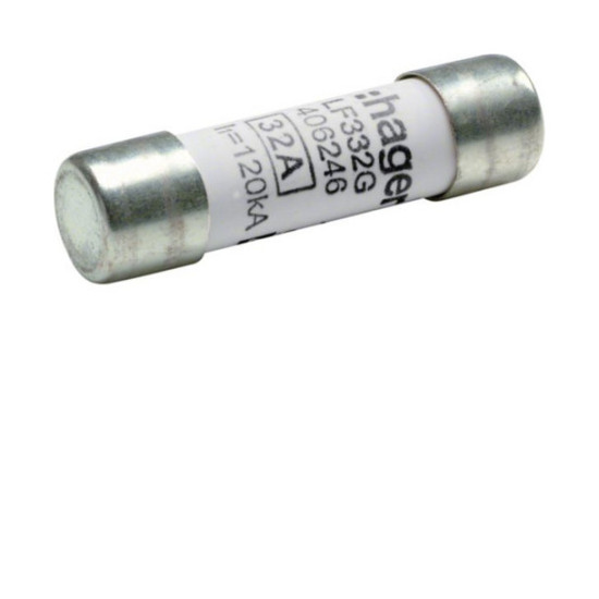 Hager LF332G Zylindersicherungen für industrielle Anwendungen 10x38mm gG 32A 400V AC 120kA