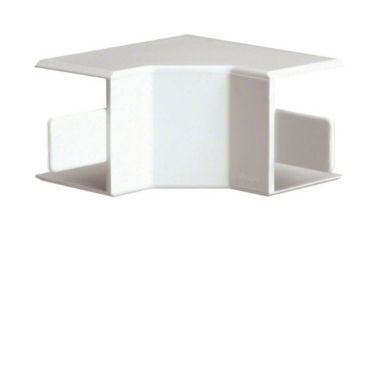 Hager LF4004049016 Inneneck halogenfrei zu Leitungsführungskanal LF 40x40mm verkehrsweiß