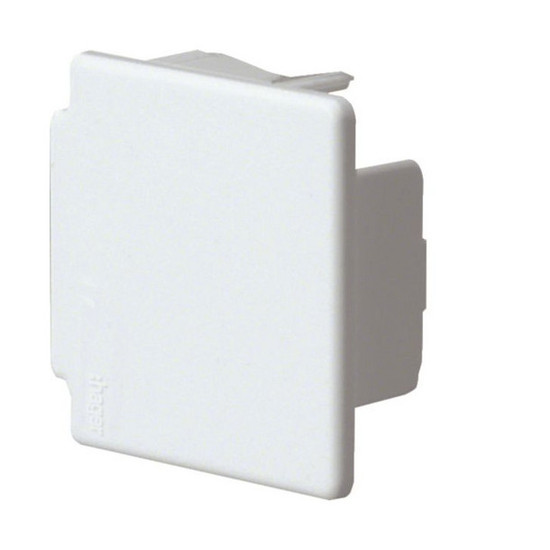 Hager LF4004069016 Endstück halogenfrei zu Leitungsführungskanal LF 40x40mm verkehrsweiß