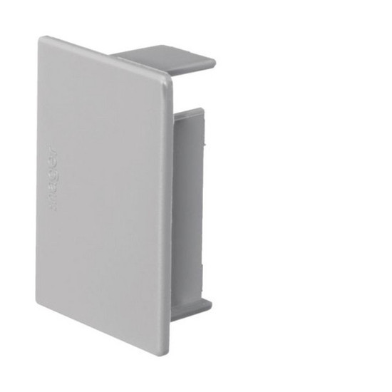 Hager LF4006067035 Endstück halogenfrei zu Leitungsführungskanal LF/LFH 40x57mm lichtgrau