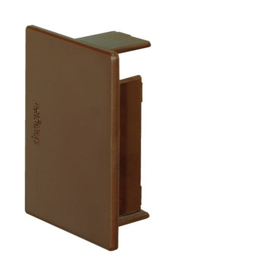 Hager LF4006068014 Endstück halogenfrei zu Leitungsführungskanal LF 40x57mm braun