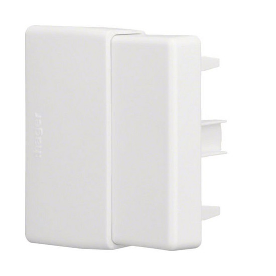 Hager LFE6006069016 Endstück einstellbar ASA witterungsbeständig/UV-stabil zu LFE 40x60mm vweiß