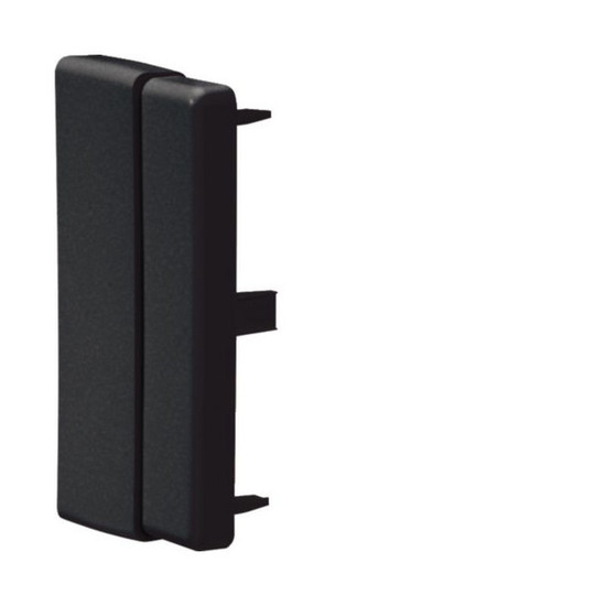 Hager LFF6011069011 Endstück einstellbar halogenfrei zu LF 40,60x110mm graphitschwarz