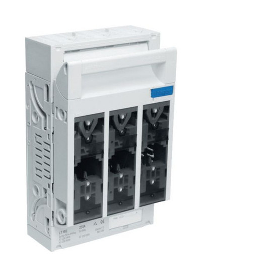 Hager LT150 Sicherungslasttrennschalter LT NH1 250A für Montageplatte, Schraubanschluss M10