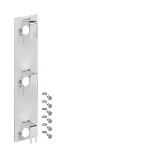 Hager LVZ00DA185-185 Doppeladapter 185 auf 185 zur Montage von zwei LVSG00185 auf Sammelschiene