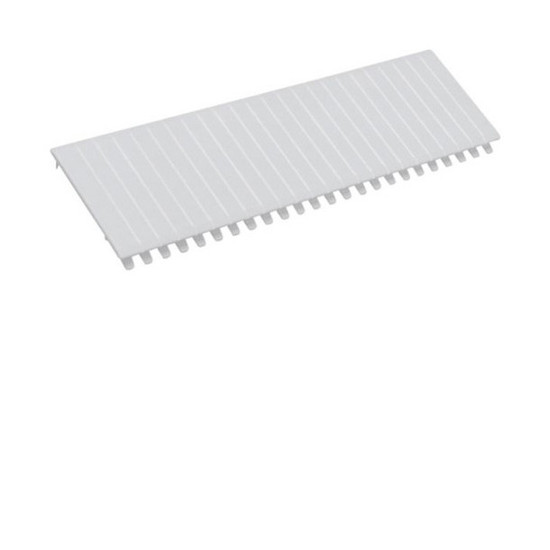 Hager S35S Abdeckstreifen, univers Z, 219 mm, für 12 PLE, brechbar