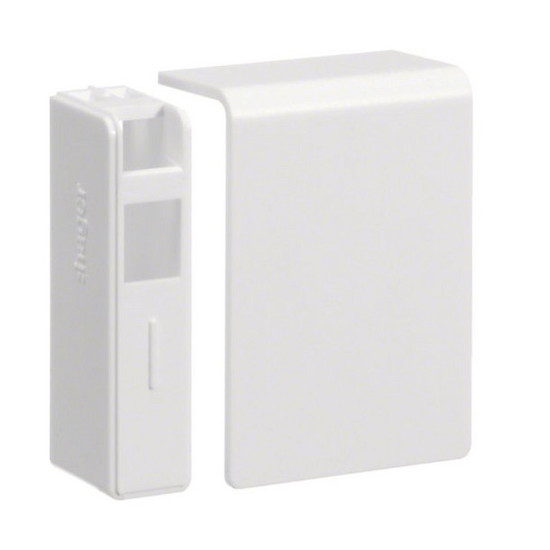 Hager SL2005569016 Endstück schnittkaschierend halogenfrei zu SL 20x55mm verkehrsweiß
