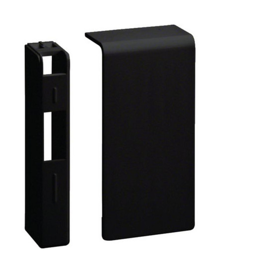 Hager SL2008069011 Endstück schnittkaschierend halogenfrei zu SL 20x80mm graphitschwarz