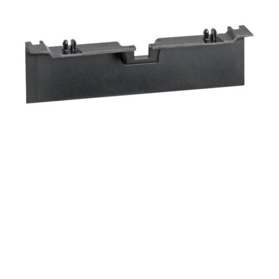 Hager SL20080A9011 Geräteträgerschürze für Geräteträger zu SL 20x80mm graphitschwarz