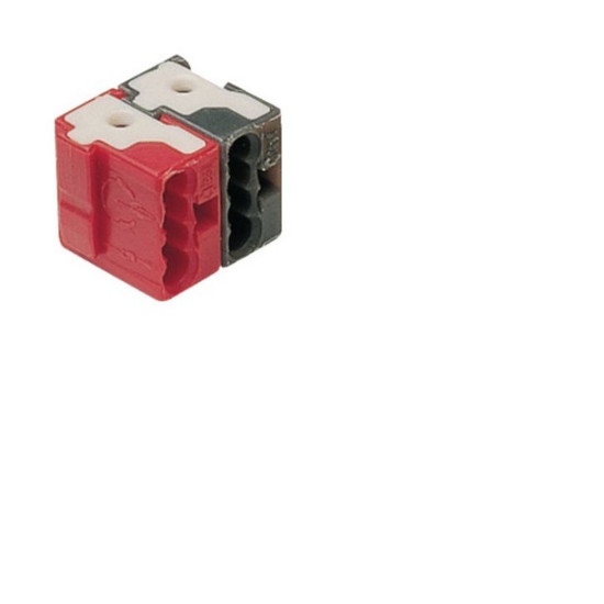 Hager TG008 Bussteckklemmen KNX, 2 polig, rot/schwarz