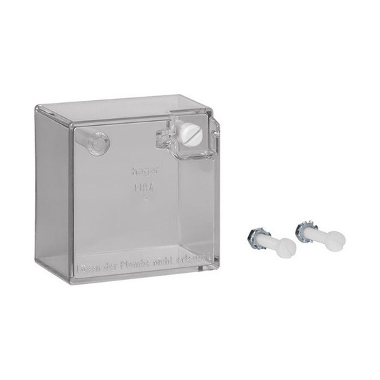 Hager U84 Plombierhaube, 90SL, 3 PLE, zum Schrauben, mit Befestigungsmaterial