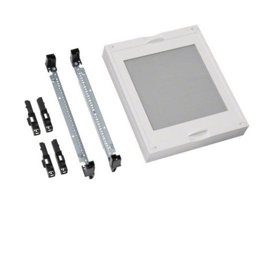 Hager UD21F2 Baustein, universN, 300x250mm, leer, mit Klarsichtscheibe