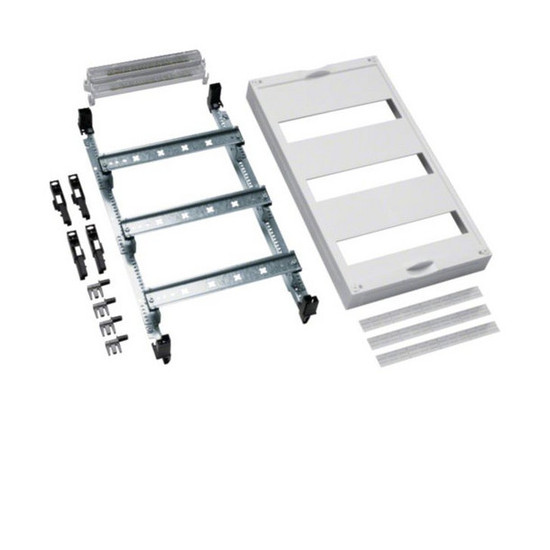 Hager UD31B4 Baustein, univ.N, 450x250mm, Reiheneinbaugeräte, waag., 3x12 PLE, m. PE/N-Klemme