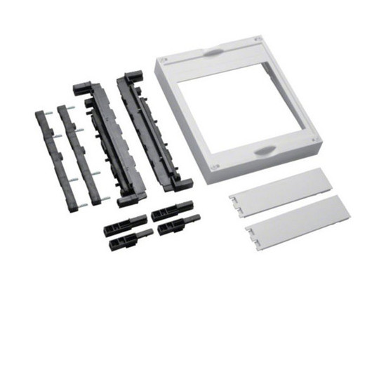 Hager UE21E2B Baustein, universN, 300x250mm, für 2 Trenner NH00 auf Sammelschienensystem 60mm