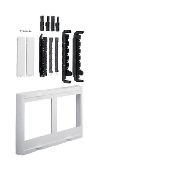 Hager UE22A4B Baustein, universN, 300x500mm, für 4 Trenner NH00 auf Sammelschienensystem 40mm