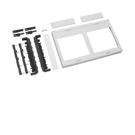 Hager UE22E4B Baustein, universN, 300x500mm, für 4 Trenner NH00 auf Sammelschienensystem 60mm