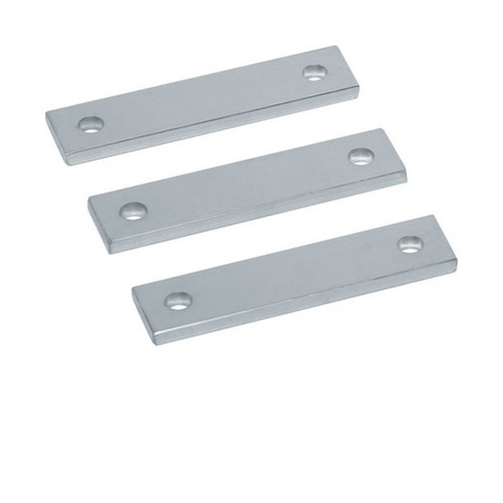 Hager UM40V4 Cu-Schienen, univers, Wandlerlasche 40x10x170mm, verzinnt. 3 Stück im Set