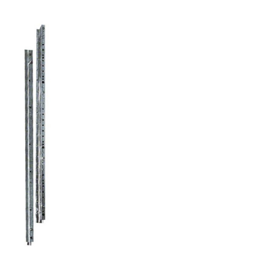 Hager UN04A Tragschienen, universN, 600mm, für Schränke ab 160mm Tiefe, Set  2 Stück