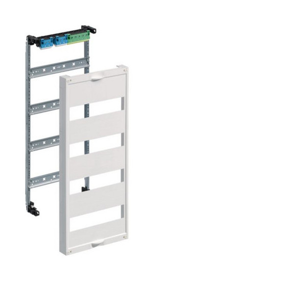 Hager UW41U Einbausatz, univ.FW, m. Hutschienen, f. Feldverteiler UP 4reihig, 600x250mm, QC