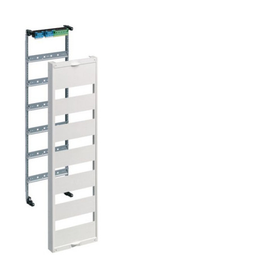 Hager UW61U Einbausatz, univ.FW, m. Hutschienen, f. Feldverteiler UP 6reihig, 900x250mm, QC