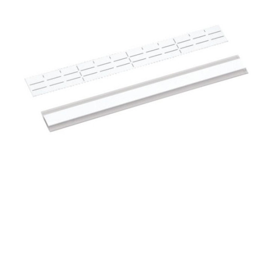 Hager UZ005 Bezeichnungsstreifen, universN, für Geräteschlitz, Set  12 Stück