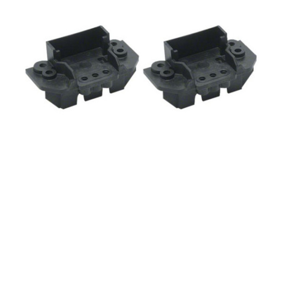 Hager UZ00Z2 Isolierstück, universN, einfach, für Hutschienen und Aufbaubügel, 2 Stück