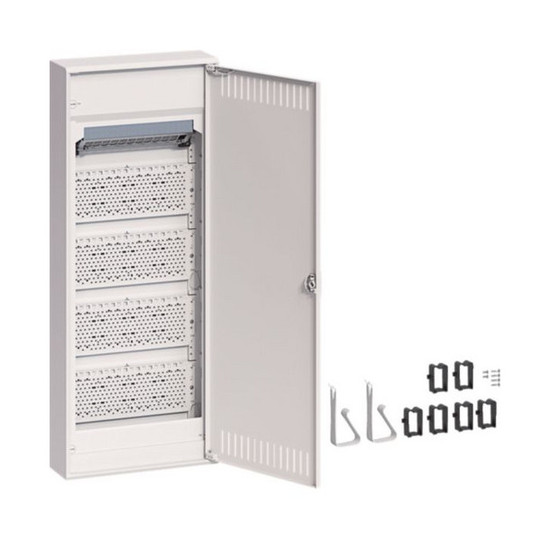 Hager VA60NW Multimedia, volta, APV, 5-reihig, mit geschlitzter Stahlblechtür, D