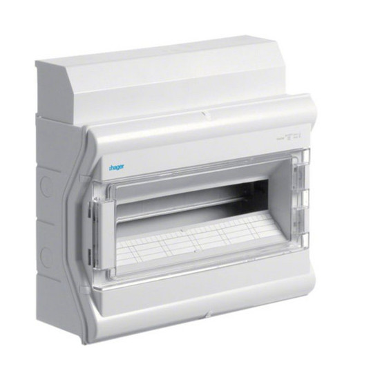 Hager VE118DN Kleinverteiler, vector, APV, IP65, 18PLE, mit Rangierkanal