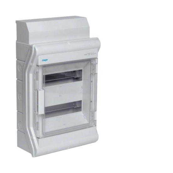 Hager VE212DN Kleinverteiler, vector, APV, IP65, 24PLE, mit Rangierkanal