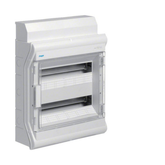 Hager VE218DN Kleinverteiler, vector, APV, IP65, 36PLE, mit Rangierkanal