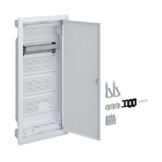 Hager VH48WWH Multimedia, volta, HWV, 4-reihig, mit geschlitzter Kunststofftür