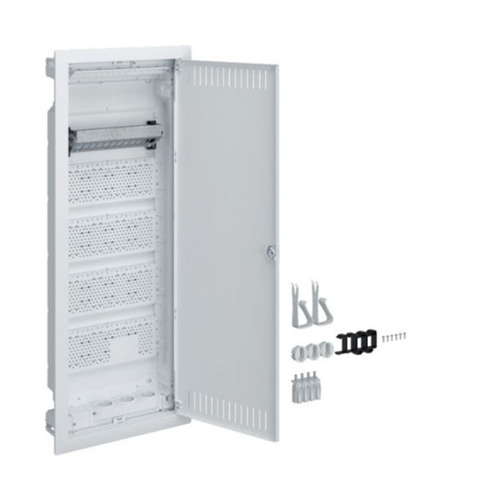 Hager VH60NW Multimedia, volta, HWV, 5-reihig, mit geschlitzter Stahlblechtür