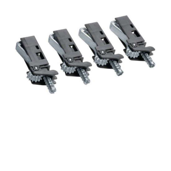 Hager VZ405N Hohlwandset, Klein-/Feldverteiler, Befestigung des Mauerkastens, 4-teilig