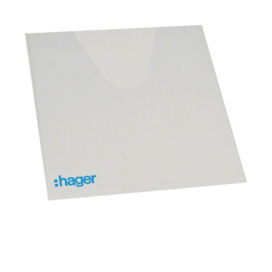 Hager VZ407 Plantasche, Volta, 220x240mm, für Dokumente, klarsicht