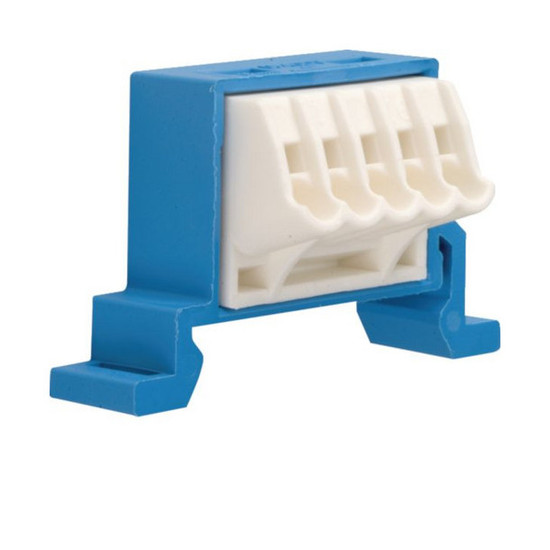 Hager VZ456N Klemmen, volta, QuickConnect, blau für FI, für Hutschiene, 1 Satz10 Stück