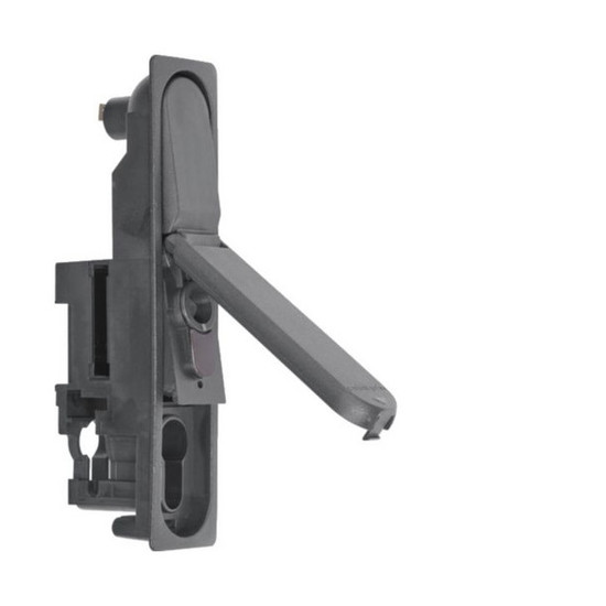 Hager ZAY78842 Doppelschließung, Zubehör, komplett, ohne Profilhalbzylinder