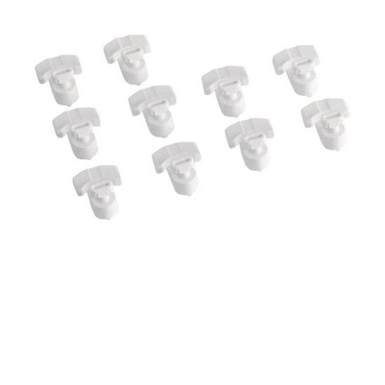 Hager ZAY88079 Verriegelung für die obere Frontblende, Ersatzteil, ZAS, 10 Stück