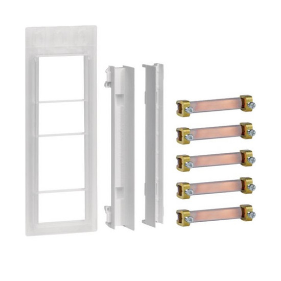 Hager ZM15S Sammelschienenverbinder, universZ, Schrank/Schrank, 5-polig, CU 12x5mm, 250A