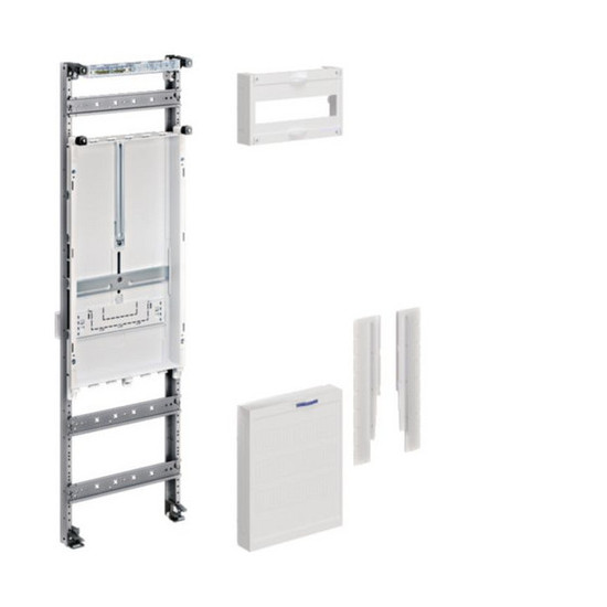 Hager ZU21A Einbausatz, univers Z, Höhe 900mm, 1 Zählerplatz, 1-feldig, mit Hutschiene