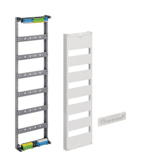 Hager ZU26KS Verteilerfeld, univers Z, Höhe 900mm, 6-reihig, 1-feldig, PE/N waagerecht