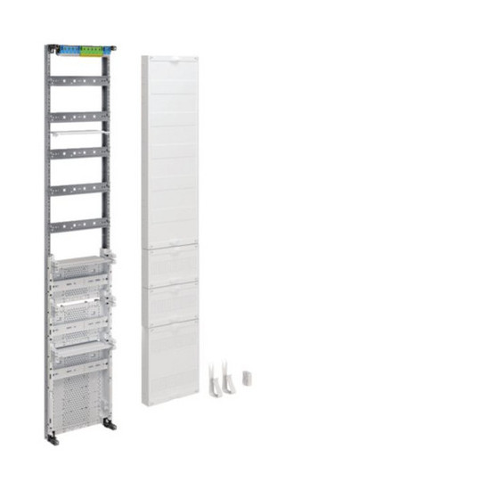 Hager ZU59VT5APZ2 Verteilerfeld, univers Z, Höhe 1350mm, 5-reihig, 1-feldig, m. RfZ u. APZ unten