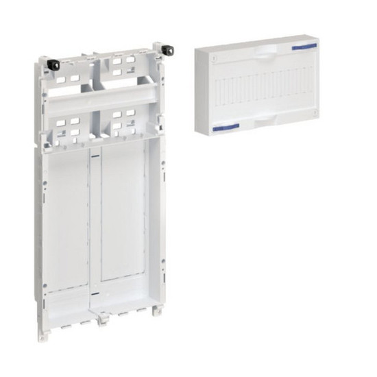 Hager ZU96EZ Zählertragplatte für eHZ, universZ, Höhe 450mm, mit Raum für Zusatzanwendungen