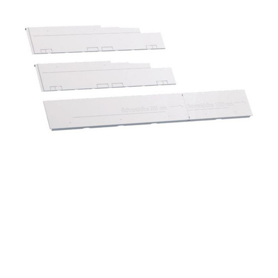 Hager ZZ11A Abschottung,univers Z,senkrecht, 950/1100mm,3-teilig