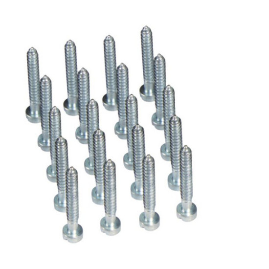 Hager ZZ40B Schrauben, univers Z, 4,8x34,5mm, für Tragschiene 20 Stück