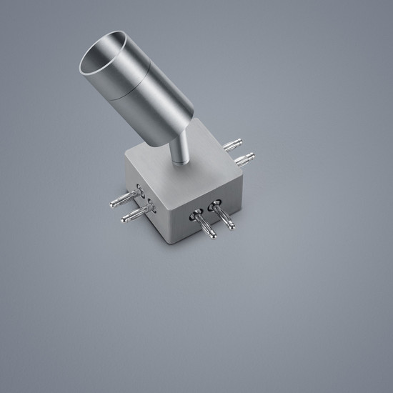 Helestra VIGO LED Deckenleuchte 4W dimmbar Warmweiss Mattnickel Made in Germany 15/1703.18