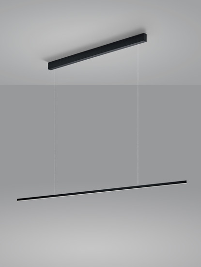 Helestra LOOPY LED Pendelleuchte 22W dimmbar 90Ra Warmweiss Mattschwarz 16/2109.22